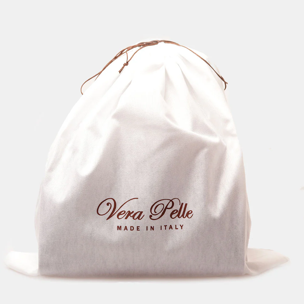 Borsa Tote in Pelle Marrone VIAVERDI Made in Italy - Image 7